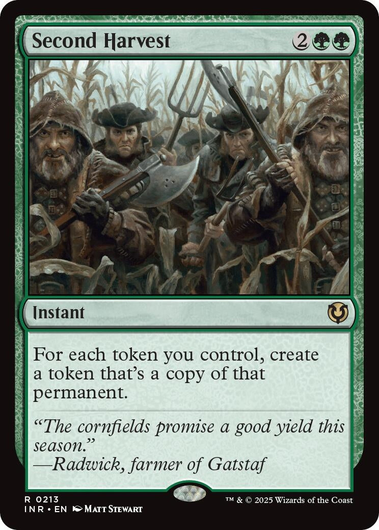 Image for Second Harvest (Innistrad Remastered) (213) - Magic: The Gathering