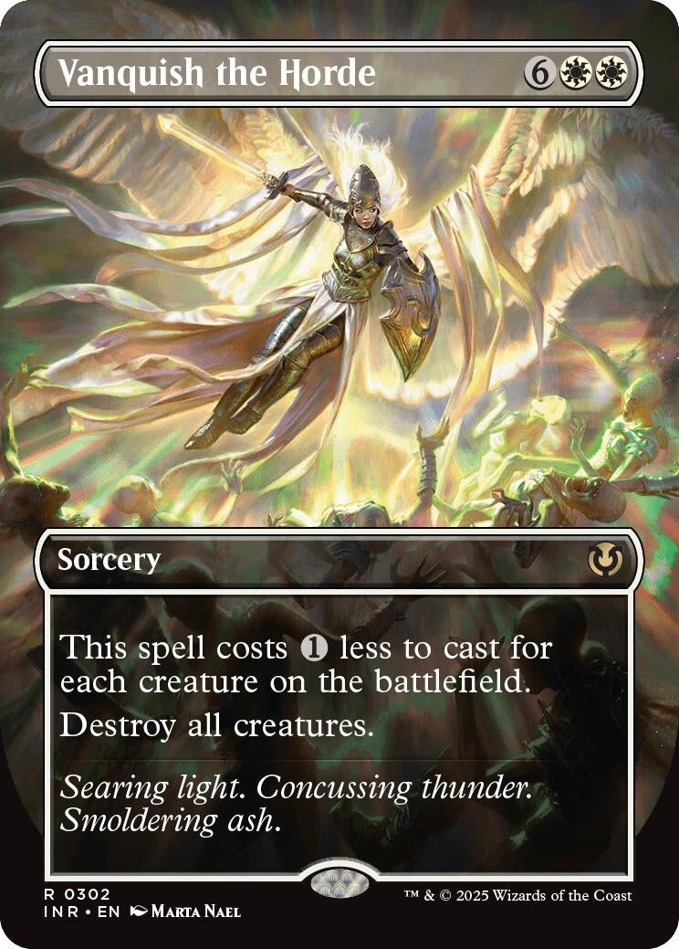 Image for Vanquish the Horde (Borderless) (Innistrad Remastered) (302) - Magic: The Gathering