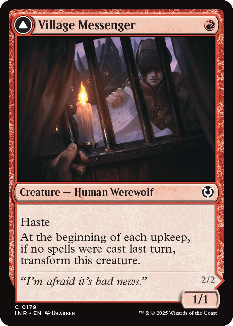 Image for Village Messenger (Innistrad Remastered) (179) - Magic: The Gathering