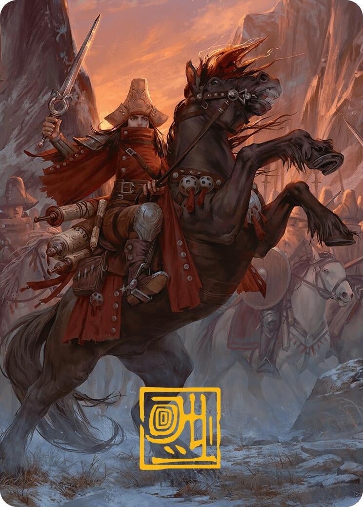 Image for Zealous Conscripts Art Card (Gold-Stamped Signature) (Art Series: Innistrad Remastered) (12) - Magic: The Gathering