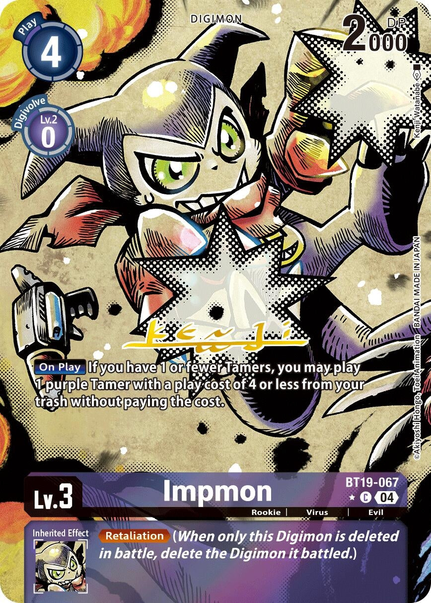 Image for Impmon - BT19-067 (Alternate Art) (BT19-20) (BT19-067 C) - Digimon Card Game