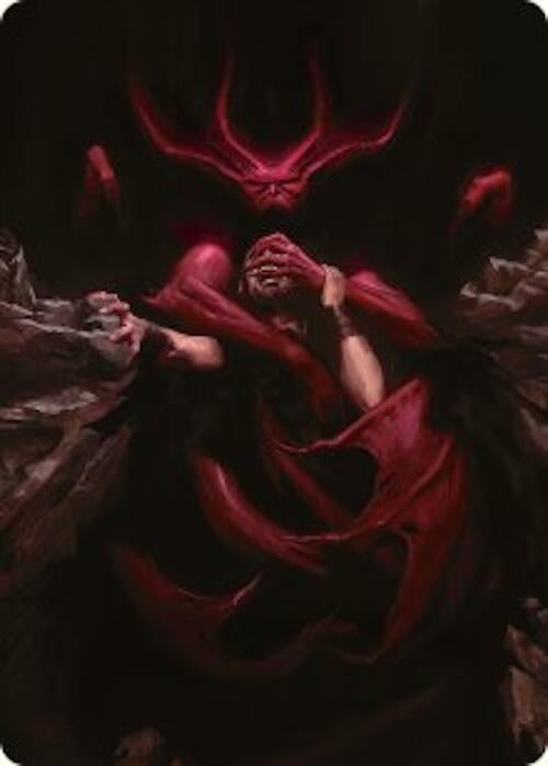 Image for Infernal Grasp Art Card (Art Series: Innistrad Remastered) (10) - Magic: The Gathering