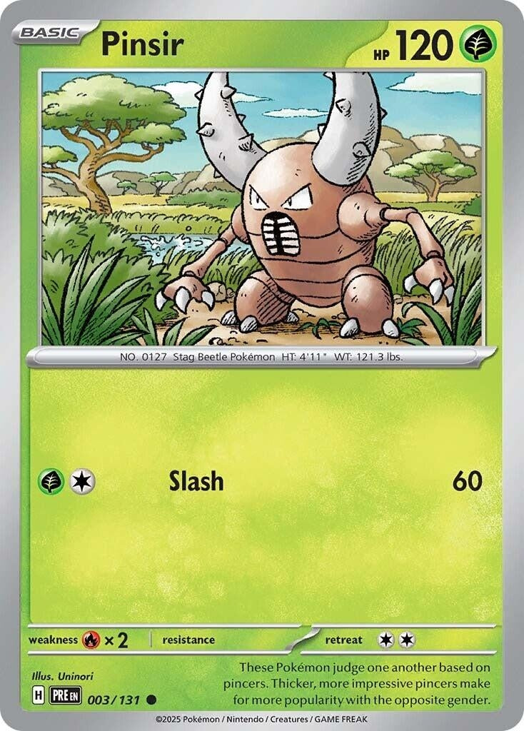 Image for Pinsir (SV: Prismatic Evolutions) (003/131) - Pokemon