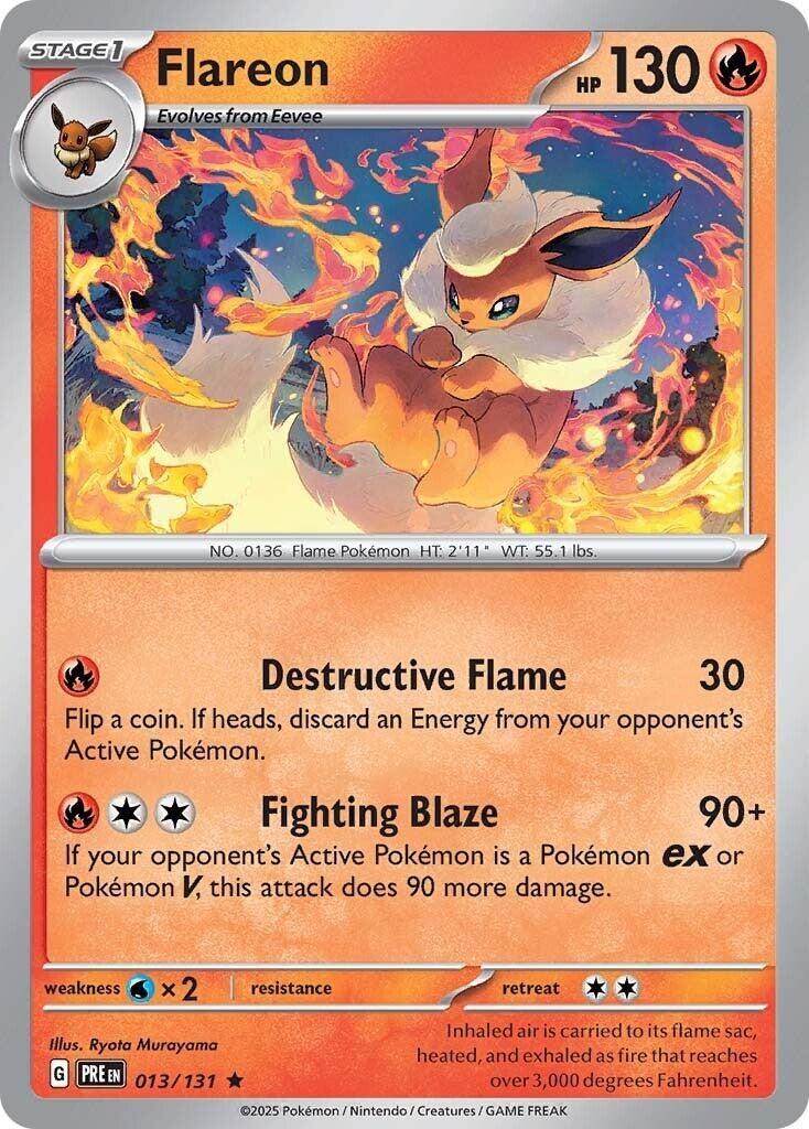 Image for Flareon (SV: Prismatic Evolutions) (013/131) - Pokemon