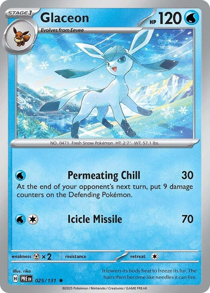 Image for Glaceon (SV: Prismatic Evolutions) (025/131) - Pokemon