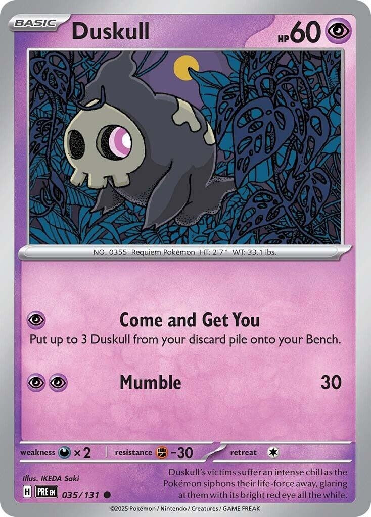 Image for Duskull (SV: Prismatic Evolutions) (035/131) - Pokemon