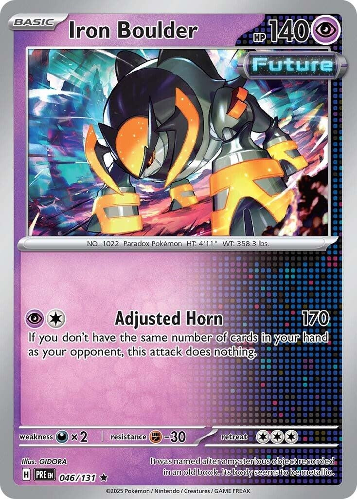Image for Iron Boulder (SV: Prismatic Evolutions) (046/131) - Pokemon