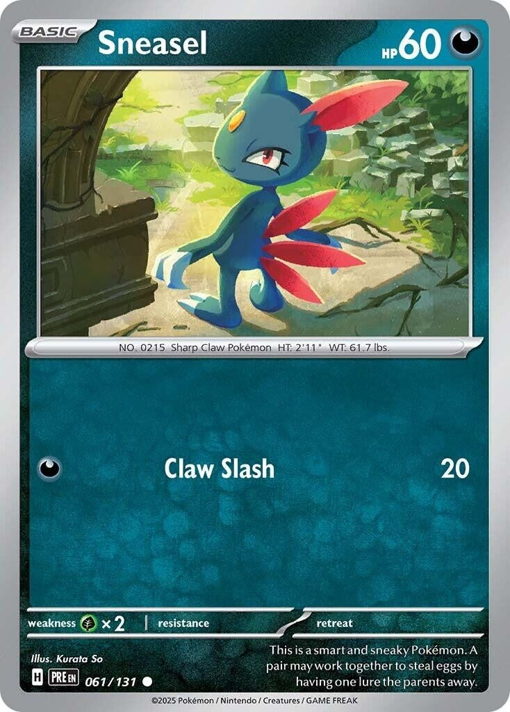 Image for Sneasel (SV: Prismatic Evolutions) (061/131) - Pokemon