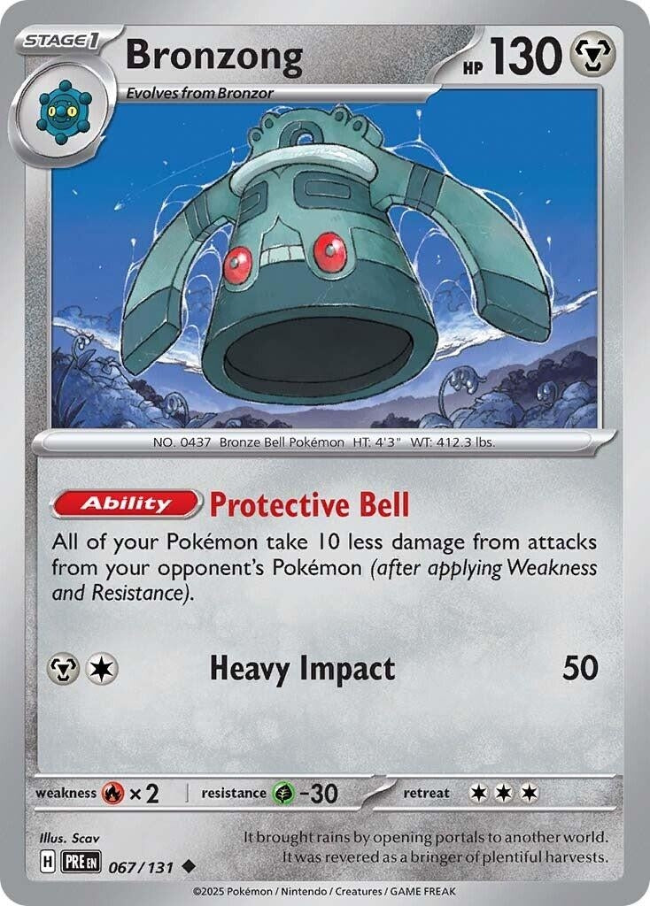 Image for Bronzong (SV: Prismatic Evolutions) (067/131) - Pokemon