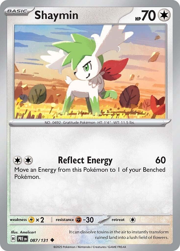 Image for Shaymin (SV: Prismatic Evolutions) (087/131) - Pokemon