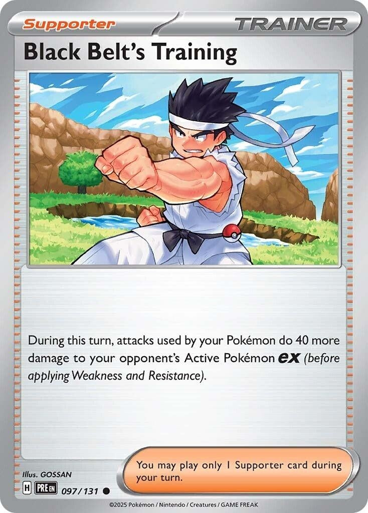 Image for Black Belt's Training (SV: Prismatic Evolutions) (097/131) - Pokemon