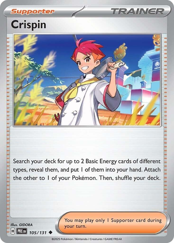 Image for Crispin (SV: Prismatic Evolutions) (105/131) - Pokemon