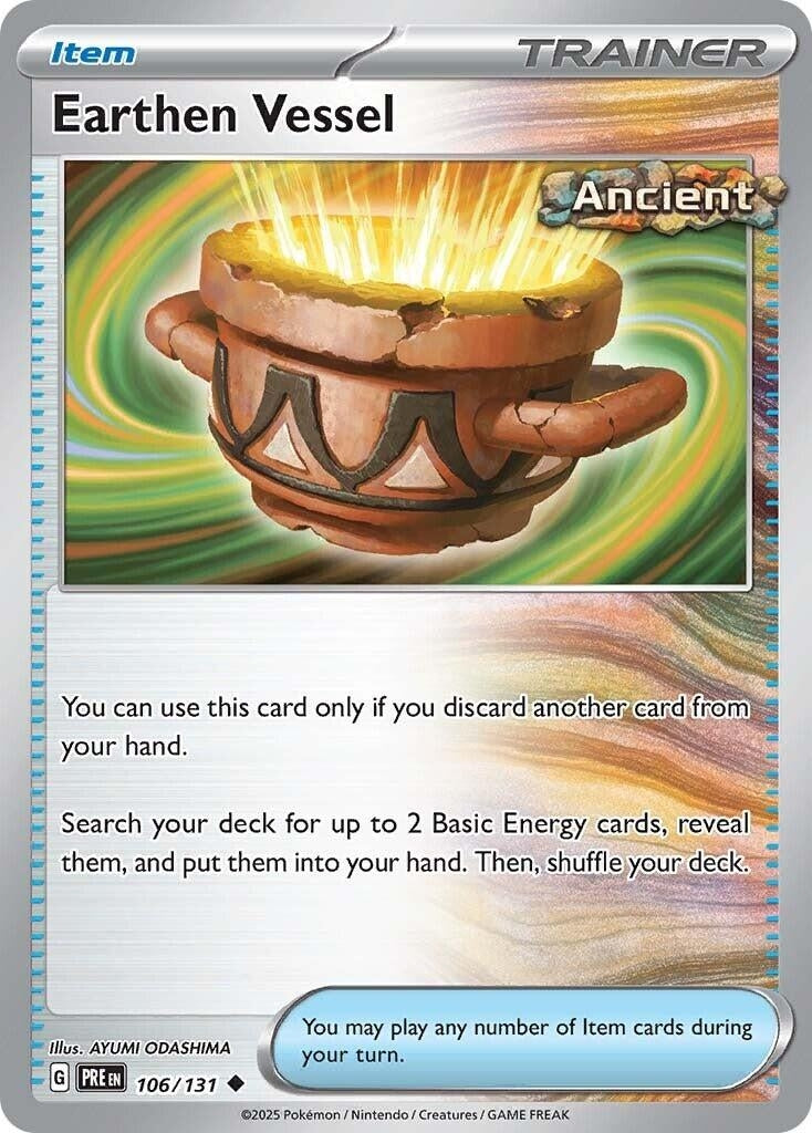 Image for Earthen Vessel (SV: Prismatic Evolutions) (106/131) - Pokemon