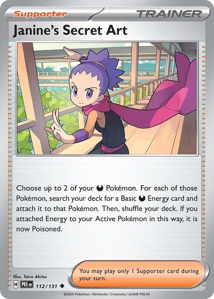 Image for Janine's Secret Art (SV: Prismatic Evolutions) (112/131) - Pokemon