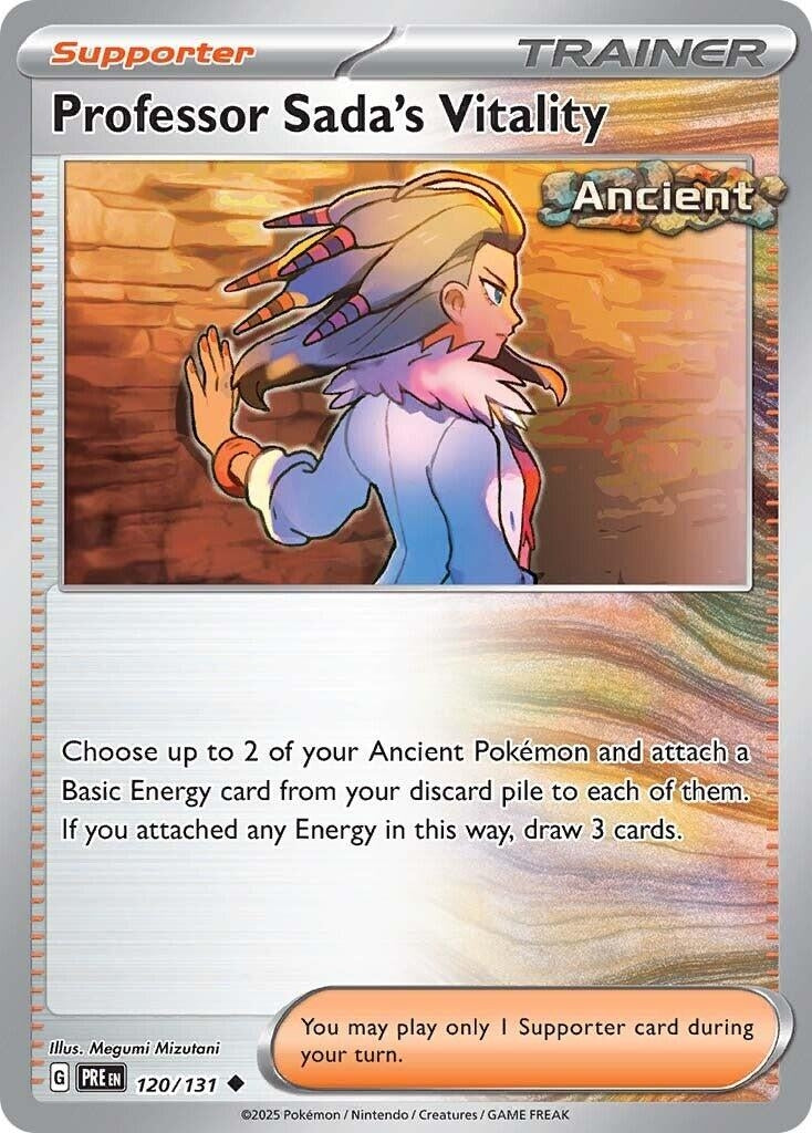 Image for Professor Sada's Vitality (SV: Prismatic Evolutions) (120/131) - Pokemon