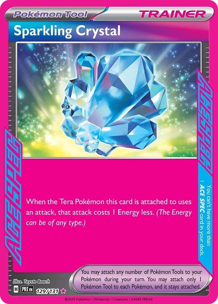 Image for Sparkling Crystal (SV: Prismatic Evolutions) (129/131) - Pokemon