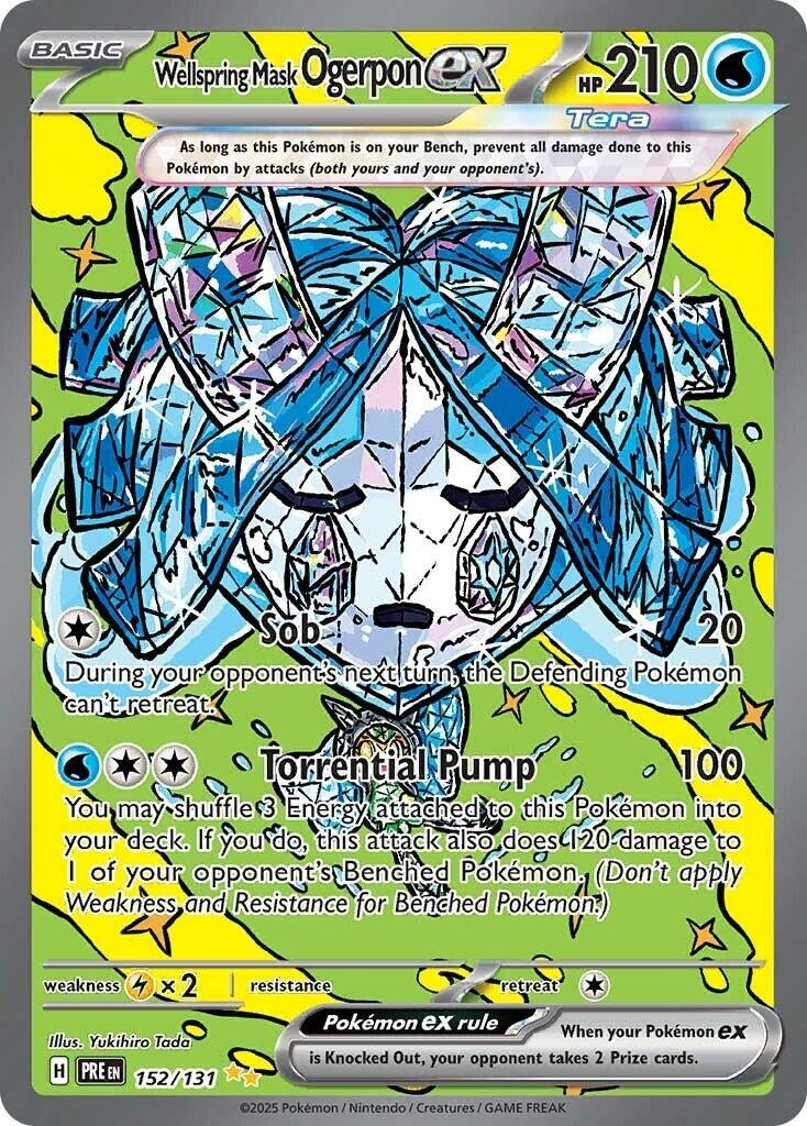 Image for Wellspring Mask Ogerpon ex (SV: Prismatic Evolutions) (152/131) - Pokemon