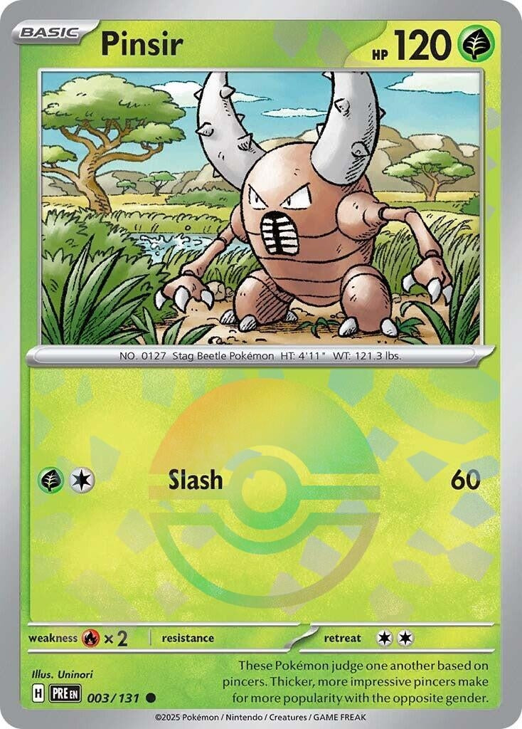 Image for Pinsir (Poke Ball Pattern) (SV: Prismatic Evolutions) (003/131) - Pokemon