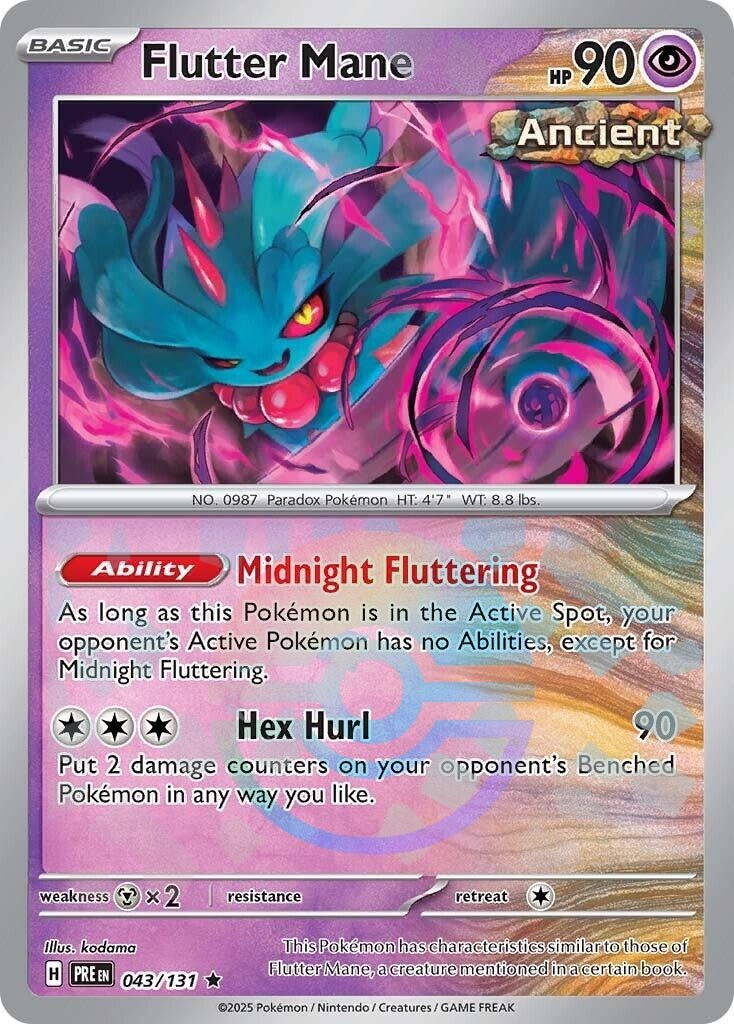 Image for Flutter Mane (Poke Ball Pattern) (SV: Prismatic Evolutions) (043/131) - Pokemon