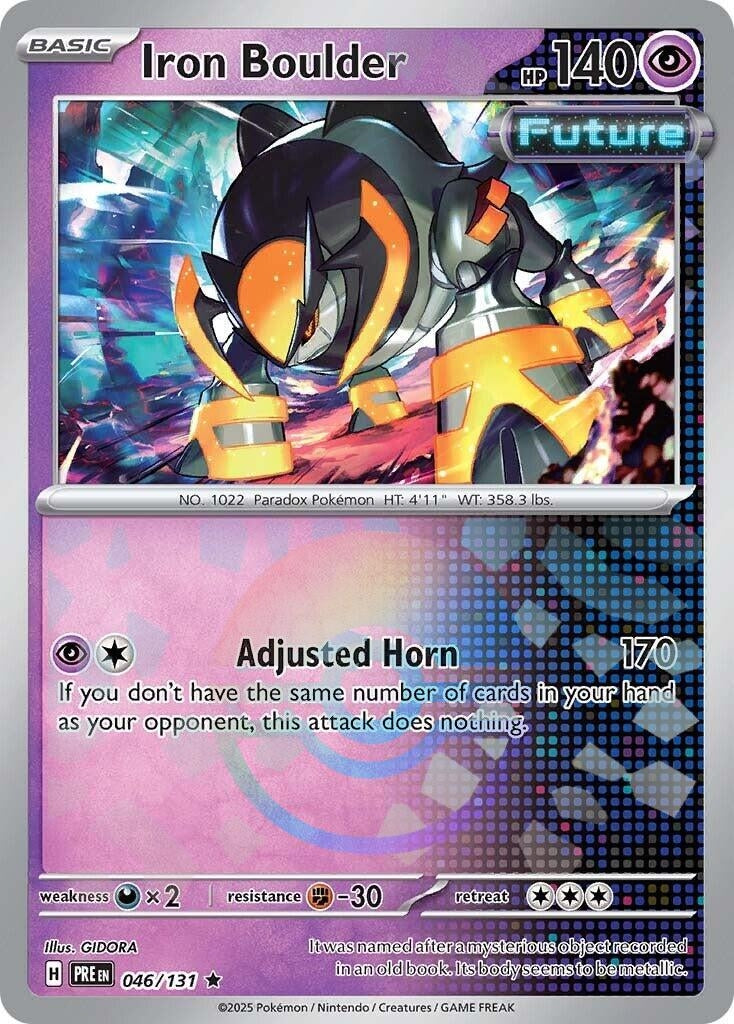 Image for Iron Boulder (Poke Ball Pattern) (SV: Prismatic Evolutions) (046/131) - Pokemon