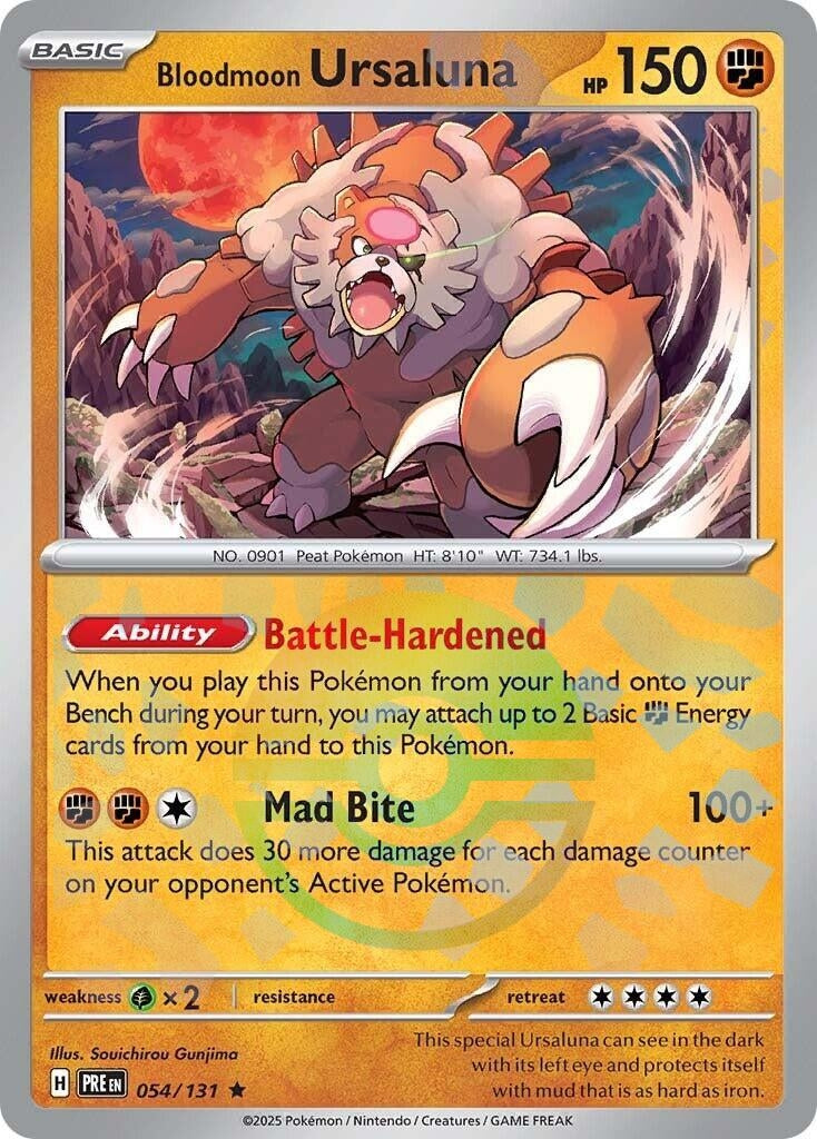 Image for Bloodmoon Ursaluna (Poke Ball Pattern) (SV: Prismatic Evolutions) (054/131) - Pokemon