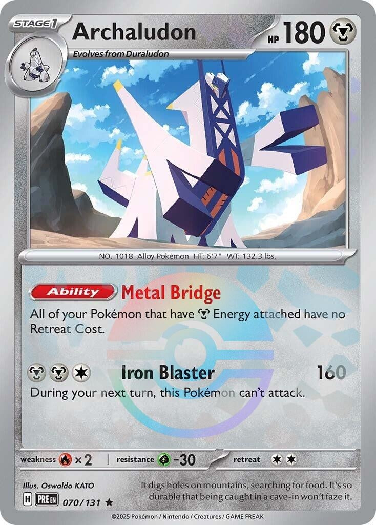 Image for Archaludon (Poke Ball Pattern) (SV: Prismatic Evolutions) (070/131) - Pokemon