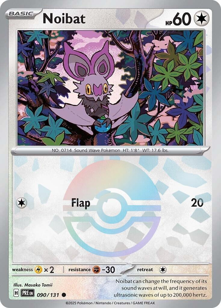 Image for Noibat (Poke Ball Pattern) (SV: Prismatic Evolutions) (090/131) - Pokemon