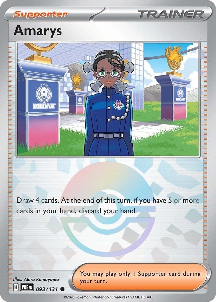Image for Amarys - 093/131 (Poke Ball Pattern) (SV: Prismatic Evolutions) (093/131) - Pokemon