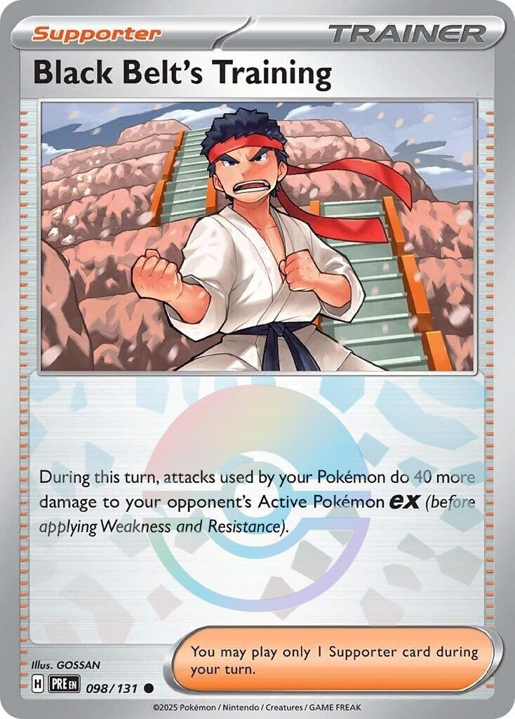 Image for Black Belt's Training - 098/131 (Poke Ball Pattern) (SV: Prismatic Evolutions) (098/131) - Pokemon