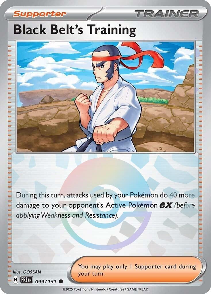 Image for Black Belt's Training - 099/131 (Poke Ball Pattern) (SV: Prismatic Evolutions) (099/131) - Pokemon