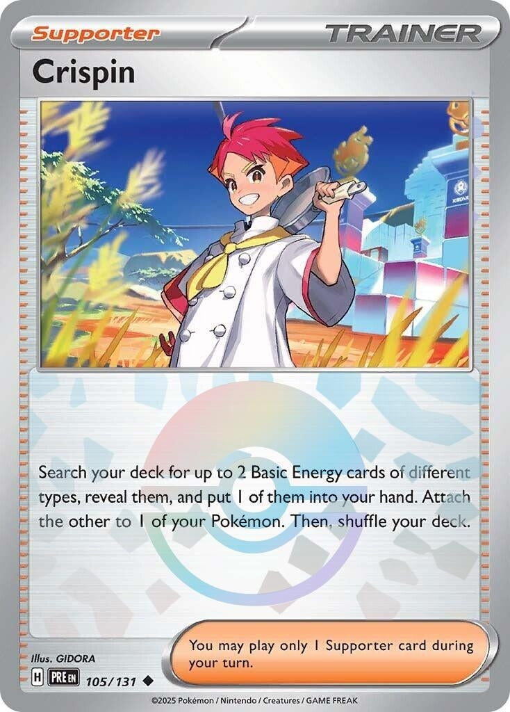 Image for Crispin - 105/131 (Poke Ball Pattern) (SV: Prismatic Evolutions) (105/131) - Pokemon
