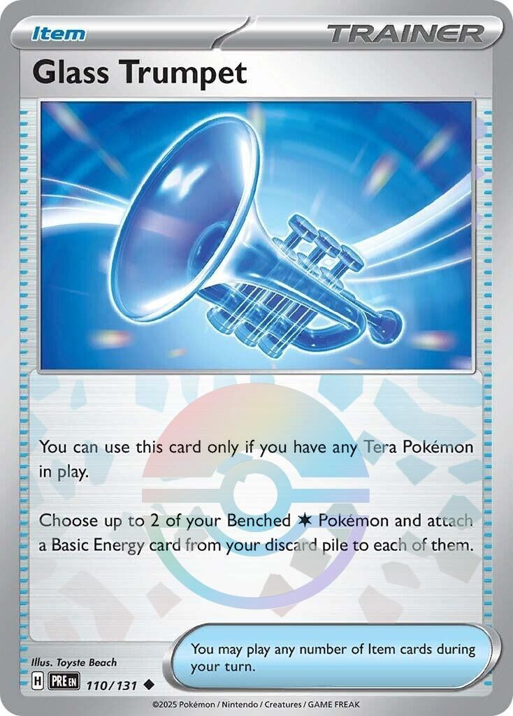 Image for Glass Trumpet (Poke Ball Pattern) (SV: Prismatic Evolutions) (110/131) - Pokemon