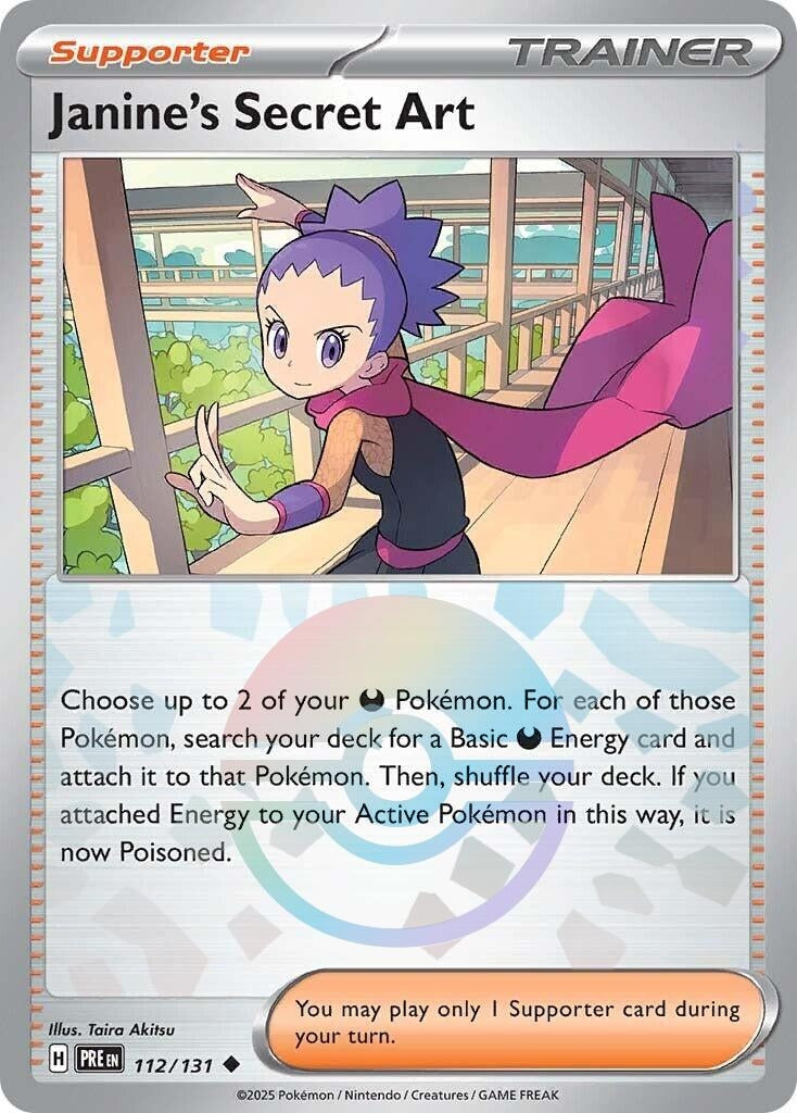 Image for Janine's Secret Art - 112/131 (Poke Ball Pattern) (SV: Prismatic Evolutions) (112/131) - Pokemon