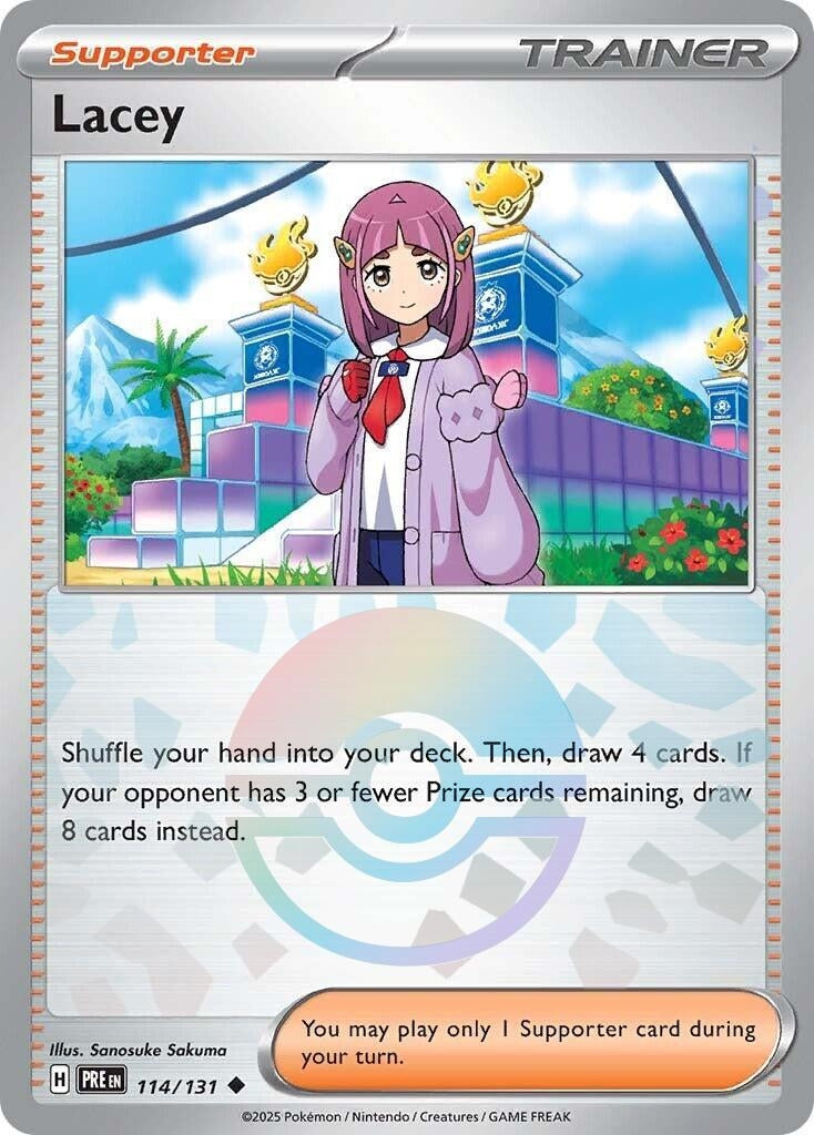 Image for Lacey - 114/131 (Poke Ball Pattern) (SV: Prismatic Evolutions) (114/131) - Pokemon