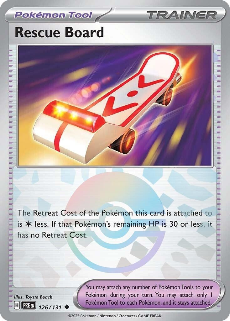 Image for Rescue Board (Poke Ball Pattern) (SV: Prismatic Evolutions) (126/131) - Pokemon