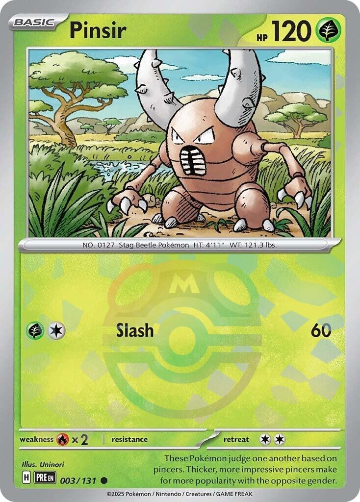 Image for Pinsir (Master Ball Pattern) (SV: Prismatic Evolutions) (003/131) - Pokemon