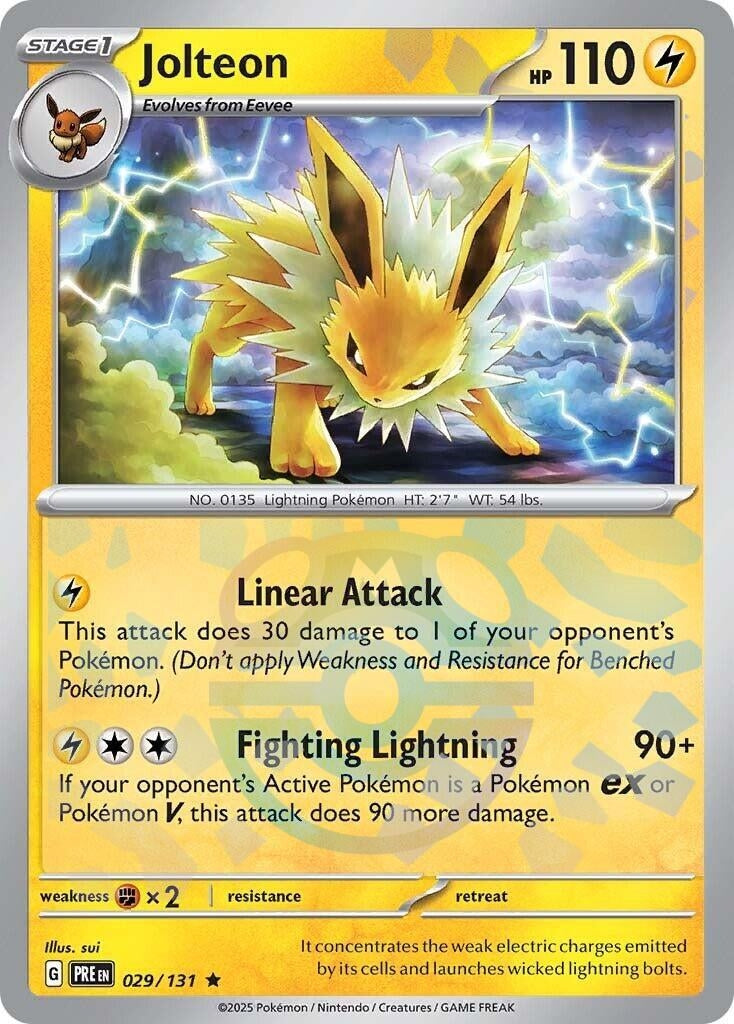 Image for Jolteon (Master Ball Pattern) (SV: Prismatic Evolutions) (029/131) - Pokemon