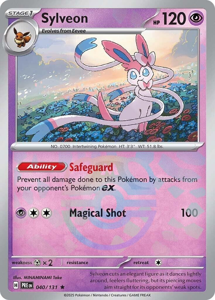 Image for Sylveon (Master Ball Pattern) (SV: Prismatic Evolutions) (040/131) - Pokemon