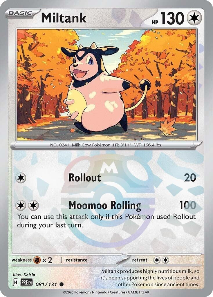 Image for Miltank (Master Ball Pattern) (SV: Prismatic Evolutions) (081/131) - Pokemon