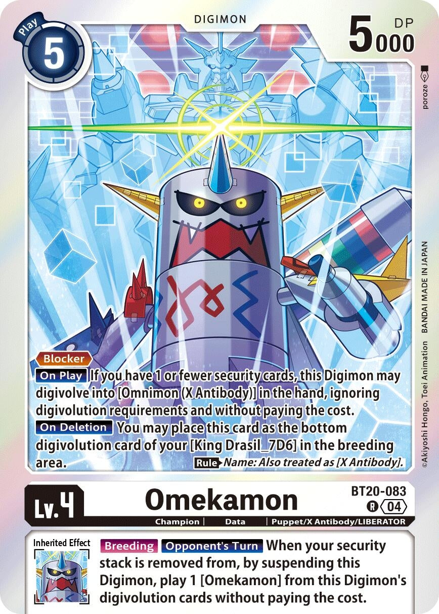 Image for Omekamon (BT19-20) (BT20-083 R) - Digimon Card Game