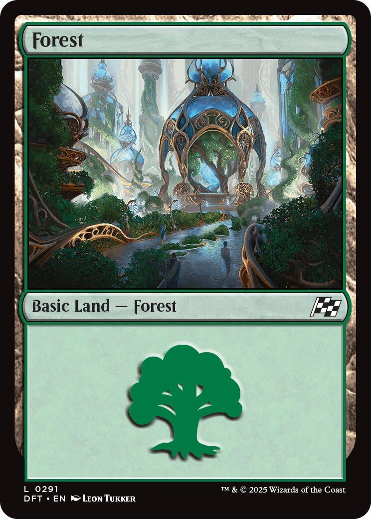 Image for Forest (0291) (Aetherdrift) (291) - Magic: The Gathering