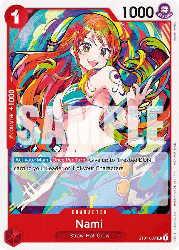 Image for Nami (2025 New Year Event) (One Piece Promotion Cards) (ST01-007) - One Piece Card Game