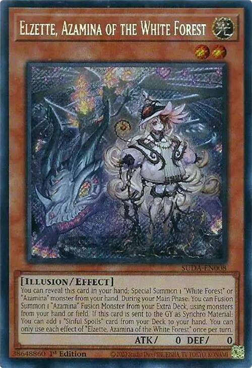Image for Elzette, Azamina of the White Forest (Supreme Darkness) (SUDA-EN008) - YuGiOh