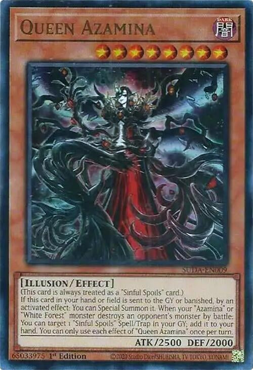 Image for Queen Azamina (Supreme Darkness) (SUDA-EN009) - YuGiOh
