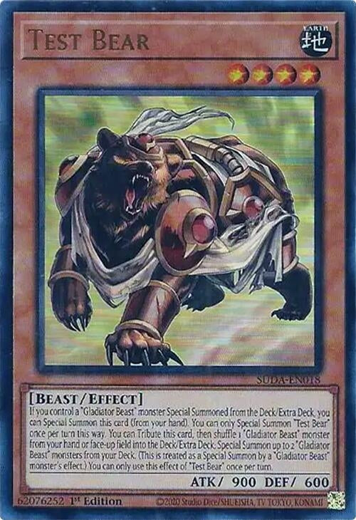 Image for Test Bear (Supreme Darkness) (SUDA-EN018) - YuGiOh