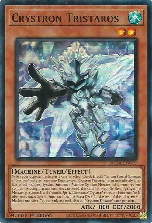 Image for Crystron Tristaros (Supreme Darkness) (SUDA-EN019) - YuGiOh