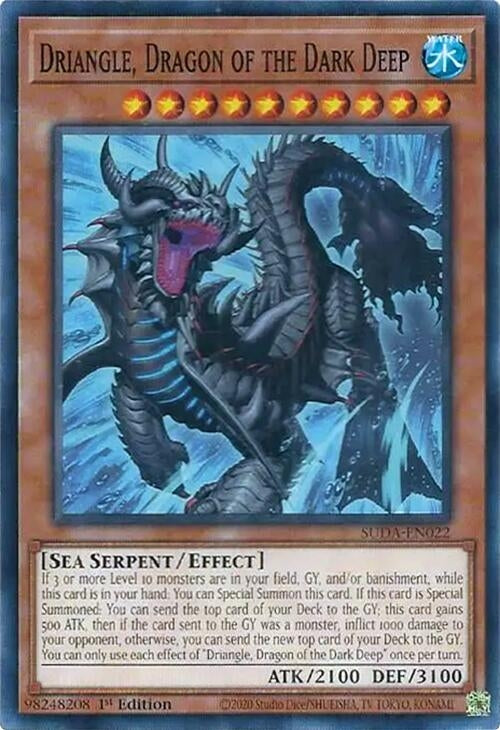 Image for Driangle, Dragon of the Dark Deep (Supreme Darkness) (SUDA-EN022) - YuGiOh