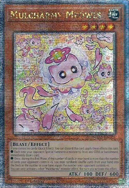 Image for Mulcharmy Meowls (Quarter Century Secret Rare) (Supreme Darkness) (SUDA-EN025) - YuGiOh