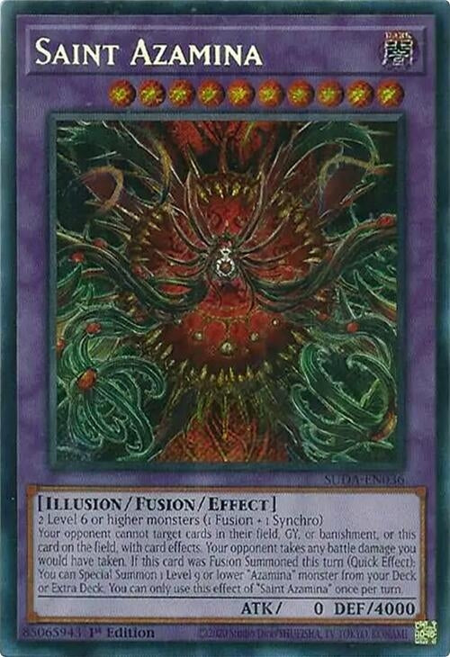Image for Saint Azamina (Supreme Darkness) (SUDA-EN036) - YuGiOh