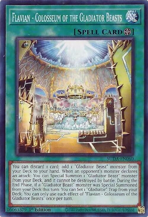 Image for Flavian - Colosseum of the Gladiator Beasts (Supreme Darkness) (SUDA-EN060) - YuGiOh
